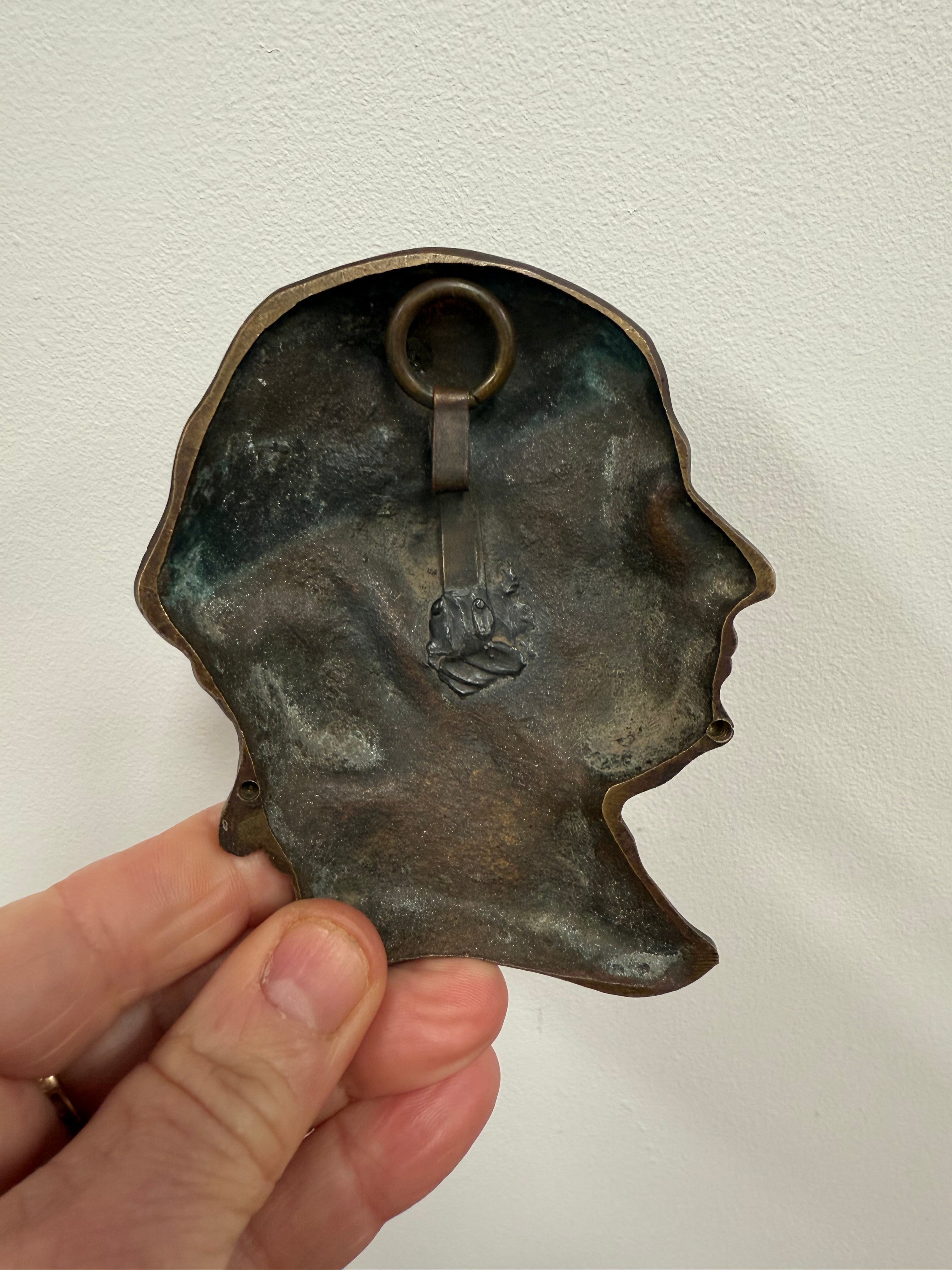 Bronze Wall Plaque French Poet Pierre Jean De Beranger | Antique & Vintage | Moonee Ponds Antiques | Australia Wide