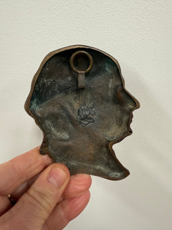 Bronze Wall Plaque French Poet Pierre Jean De Beranger | Antique & Vintage | Moonee Ponds Antiques | Australia Wide Delivery