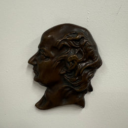 Bronze Wall Plaque French Poet Pierre Jean De Beranger