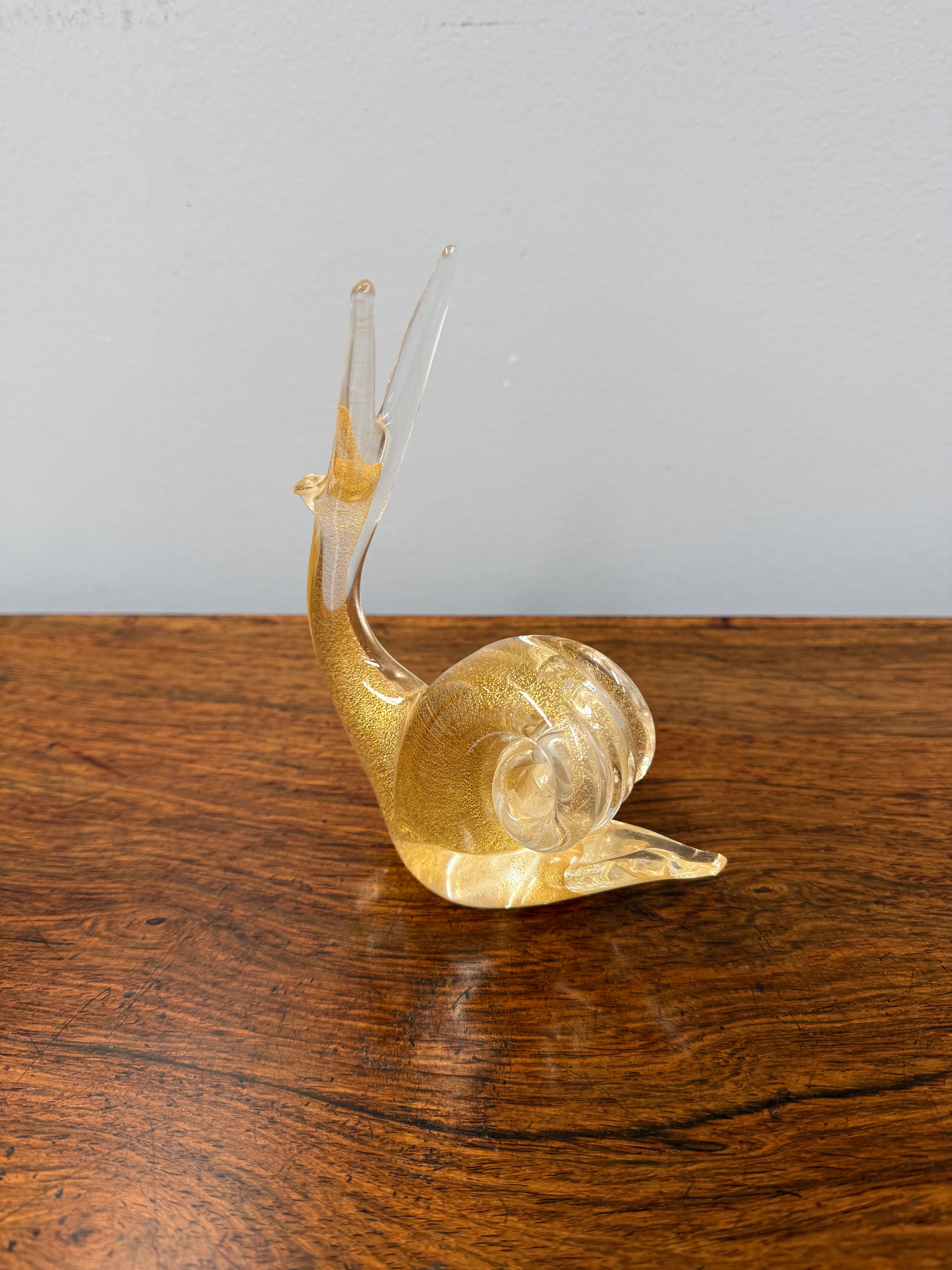 Vintage Murano Art Glass Snail