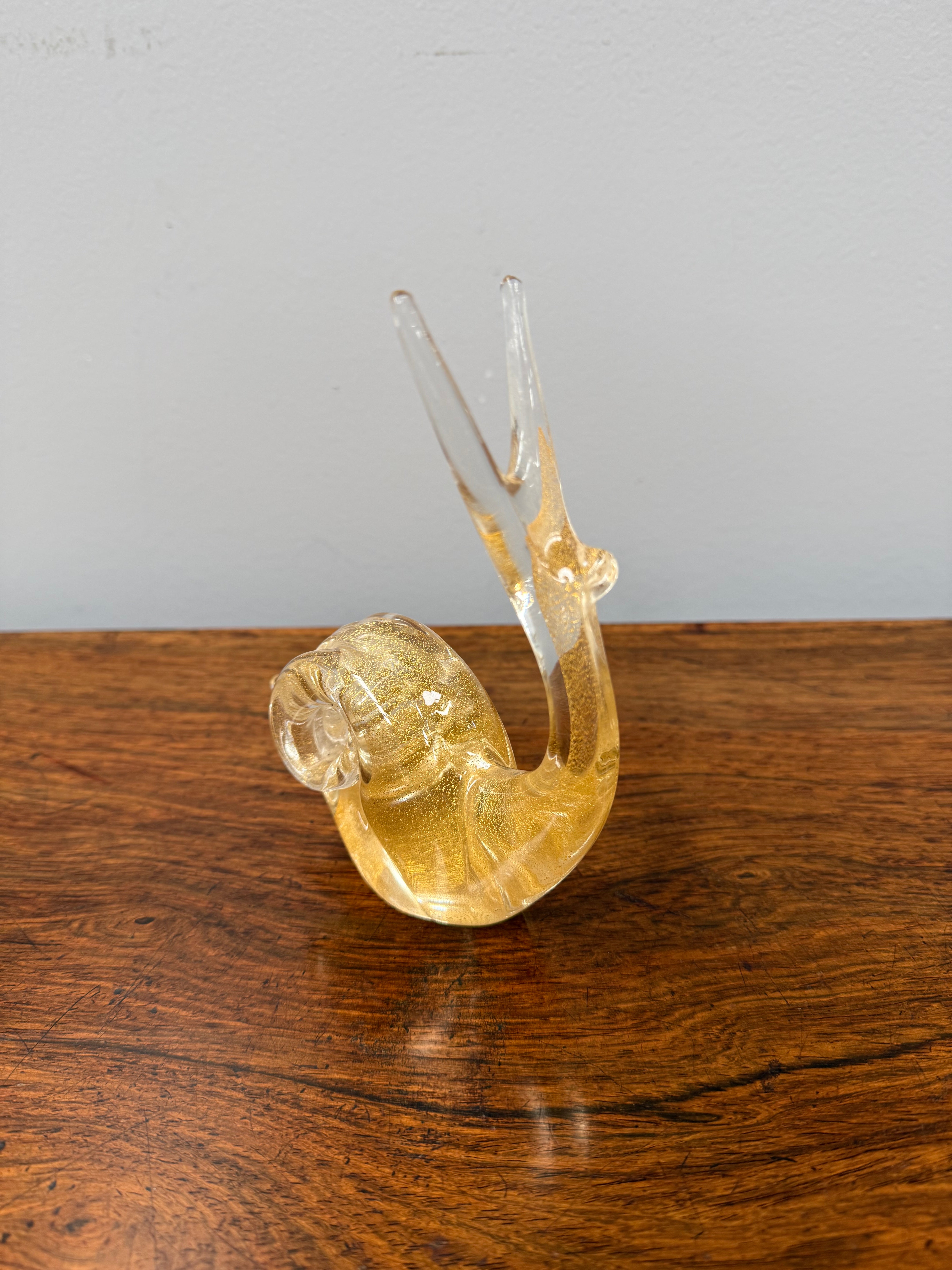 Vintage Murano Art Glass Snail