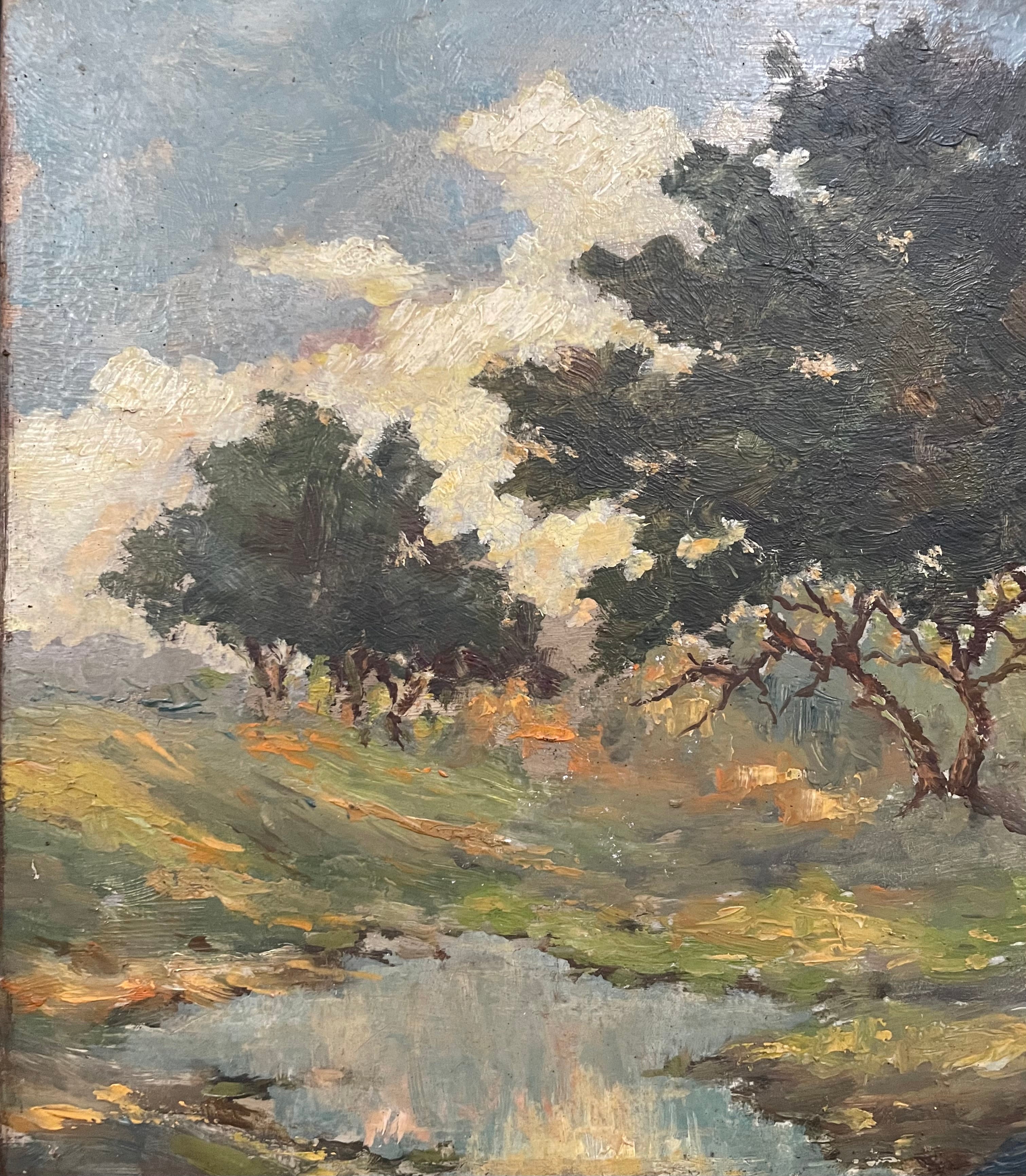 Stunning French Landscape Painting In Amazing Ornate Gilt Frame | Antique & Vintage | Moonee Ponds Antiques | Australia Wide Delivery