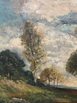 Antique French Framed Oil on Canvas Landscape | Antique & Vintage | Moonee Ponds Antiques | Australia Wide Delivery
