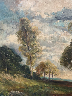 Antique French Framed Oil on Canvas Landscape | Antique & Vintage | Moonee Ponds Antiques | Australia Wide Delivery