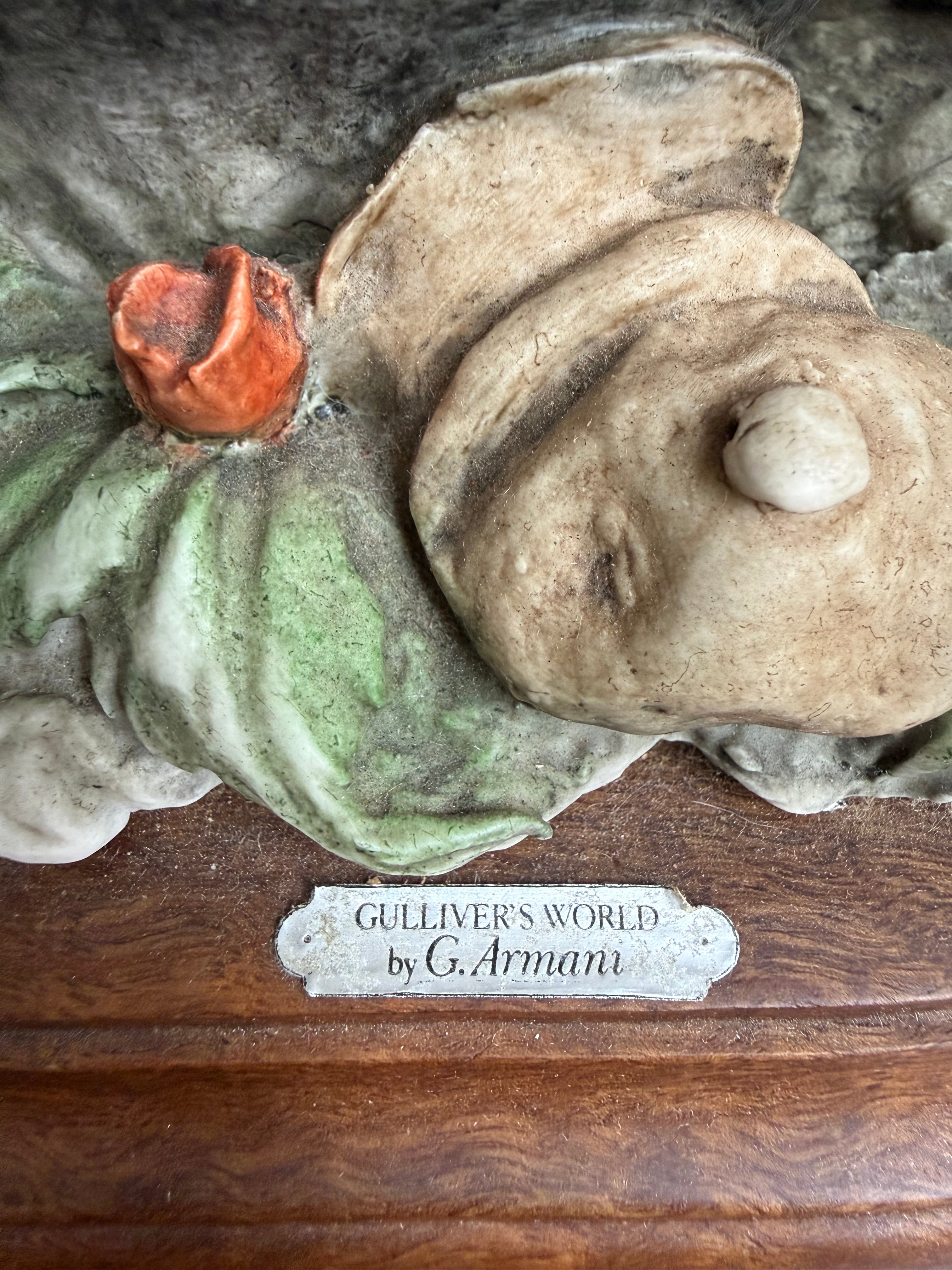 Rare Porcelain Group By G Armani "Gulliver's World"