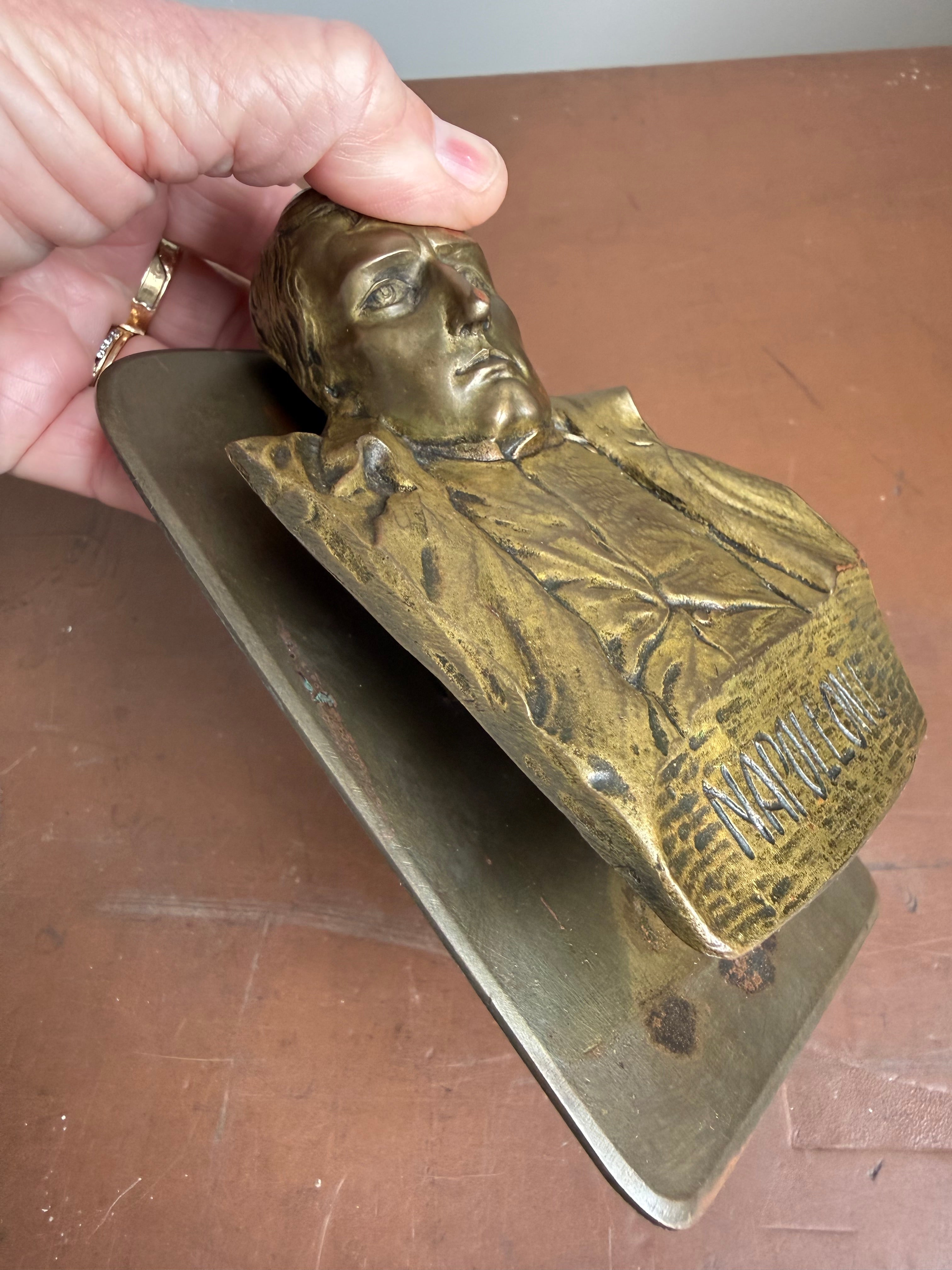 Rare Bronze 19th Century Napoleon I Desk Paperweight