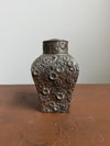 Late 19th Century White Metal ( Silver Over Copper ) Tea Caddy
