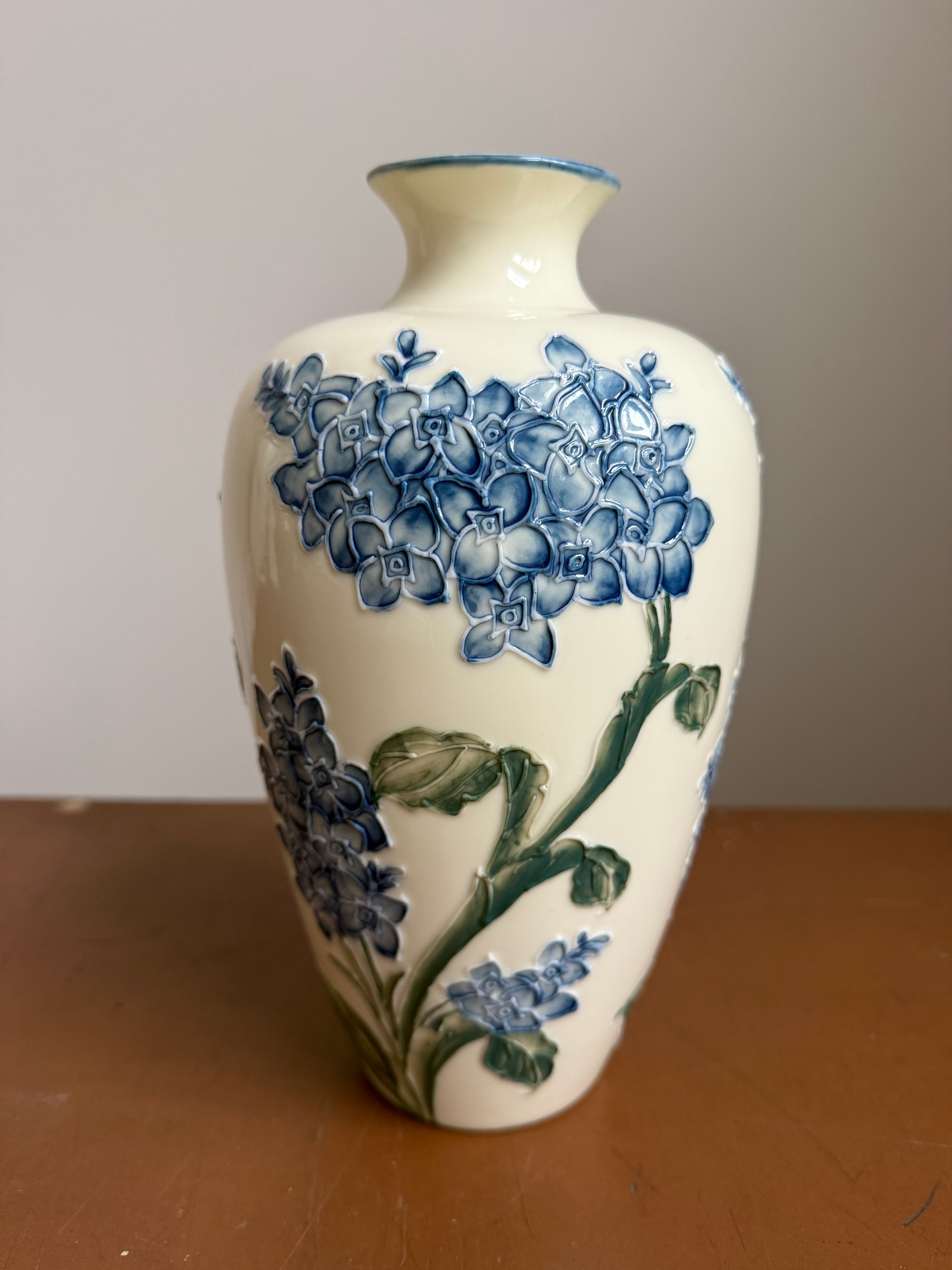 Vintage Blue & White Decorative Vase