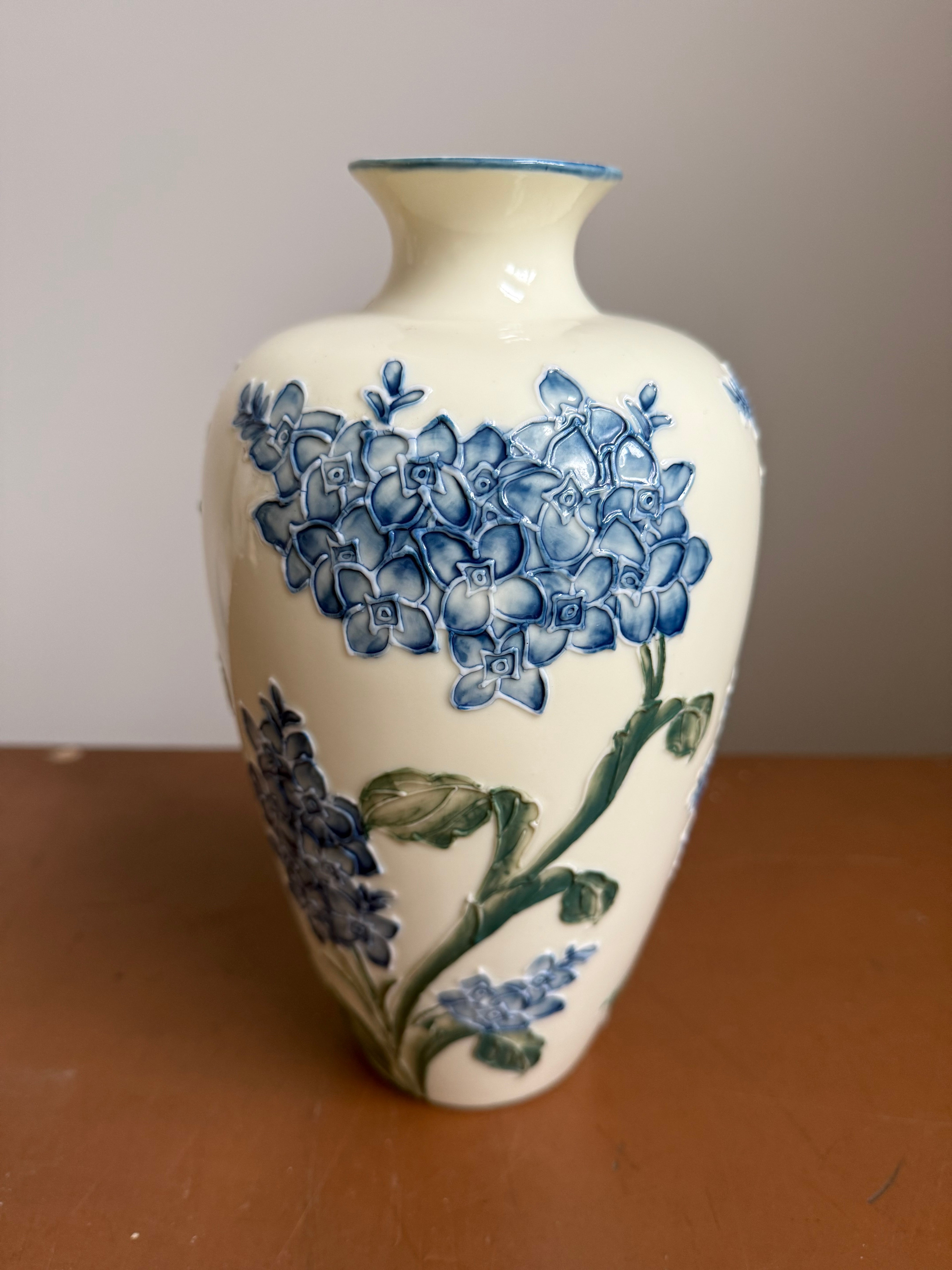 Vintage Blue & White Decorative Vase