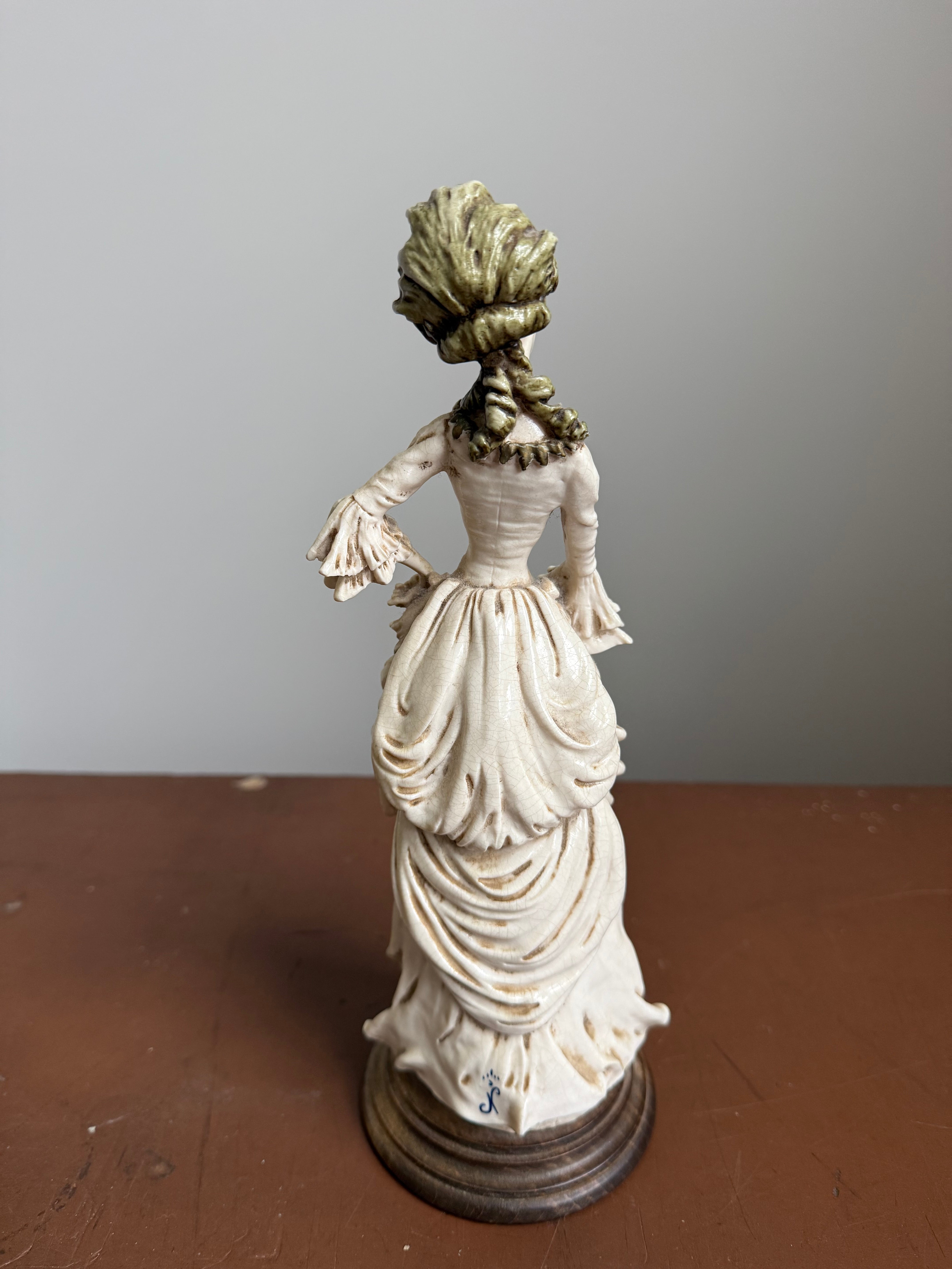 Vintage Resin Nymphenberg Style Figure