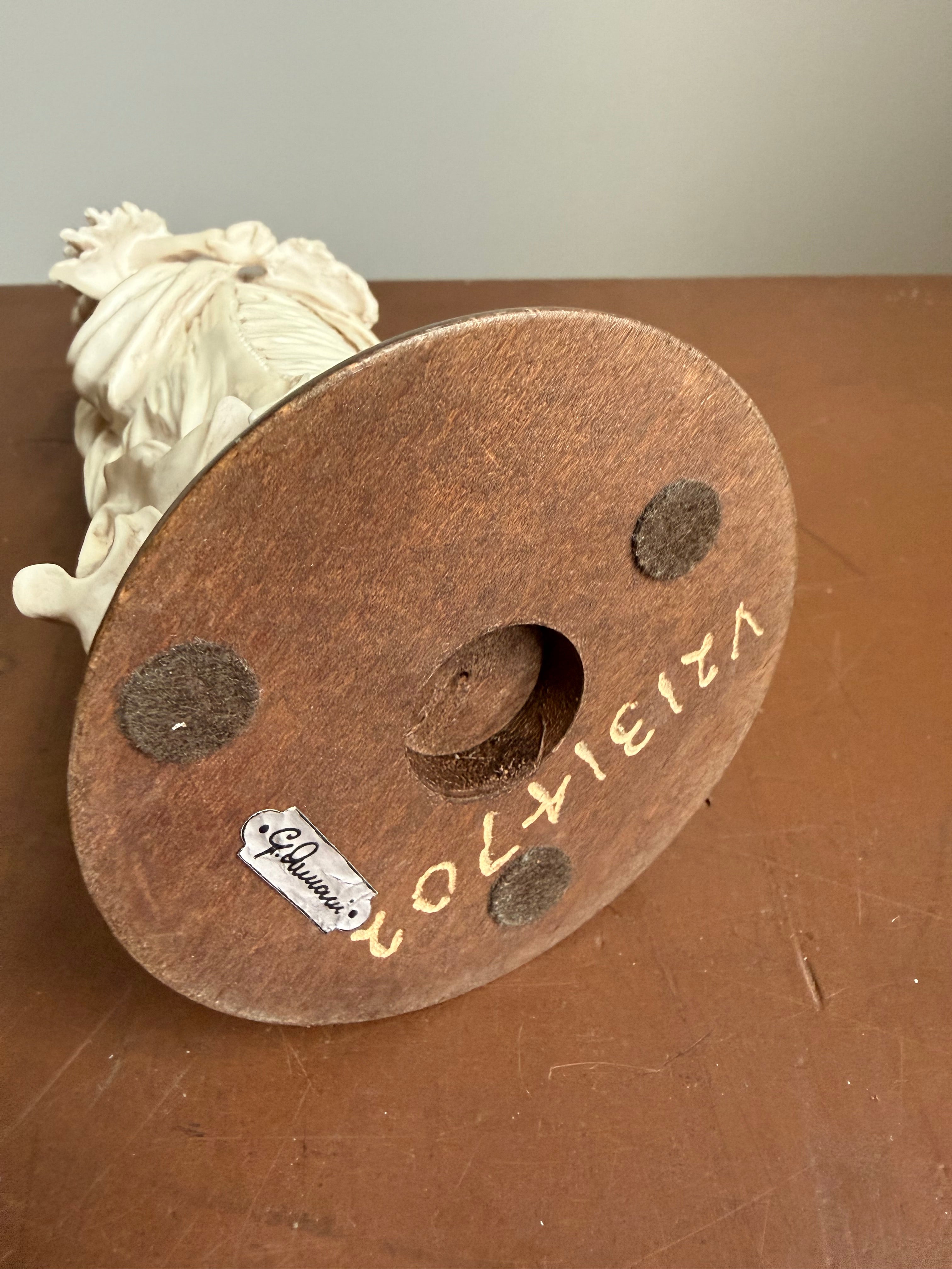 Vintage Resin Nymphenberg Style Figure