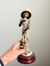 Vintage Resin Figure On Stand