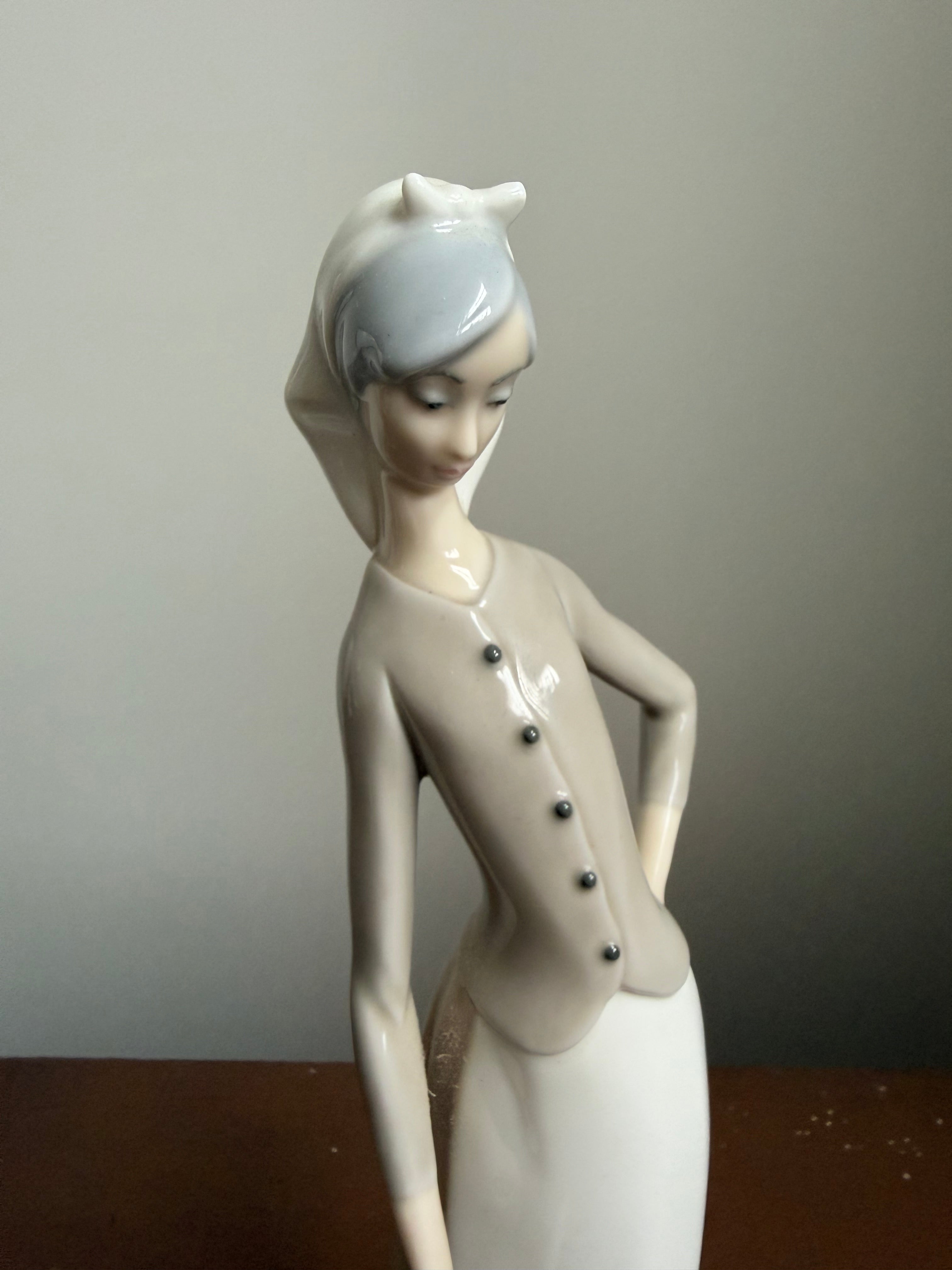 Vintage Lladro Girl With Geese