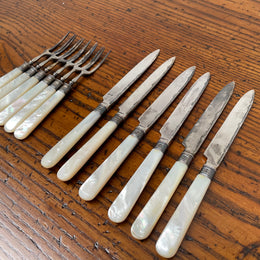 Edwardian Set 6 Fruit Knives & Forks