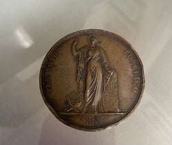 Medal Commemorating The Engineer & Architect Guiseppe Barbieri 1833 | Antique & Vintage | Moonee Ponds Antiques | Australia Wide Delivery