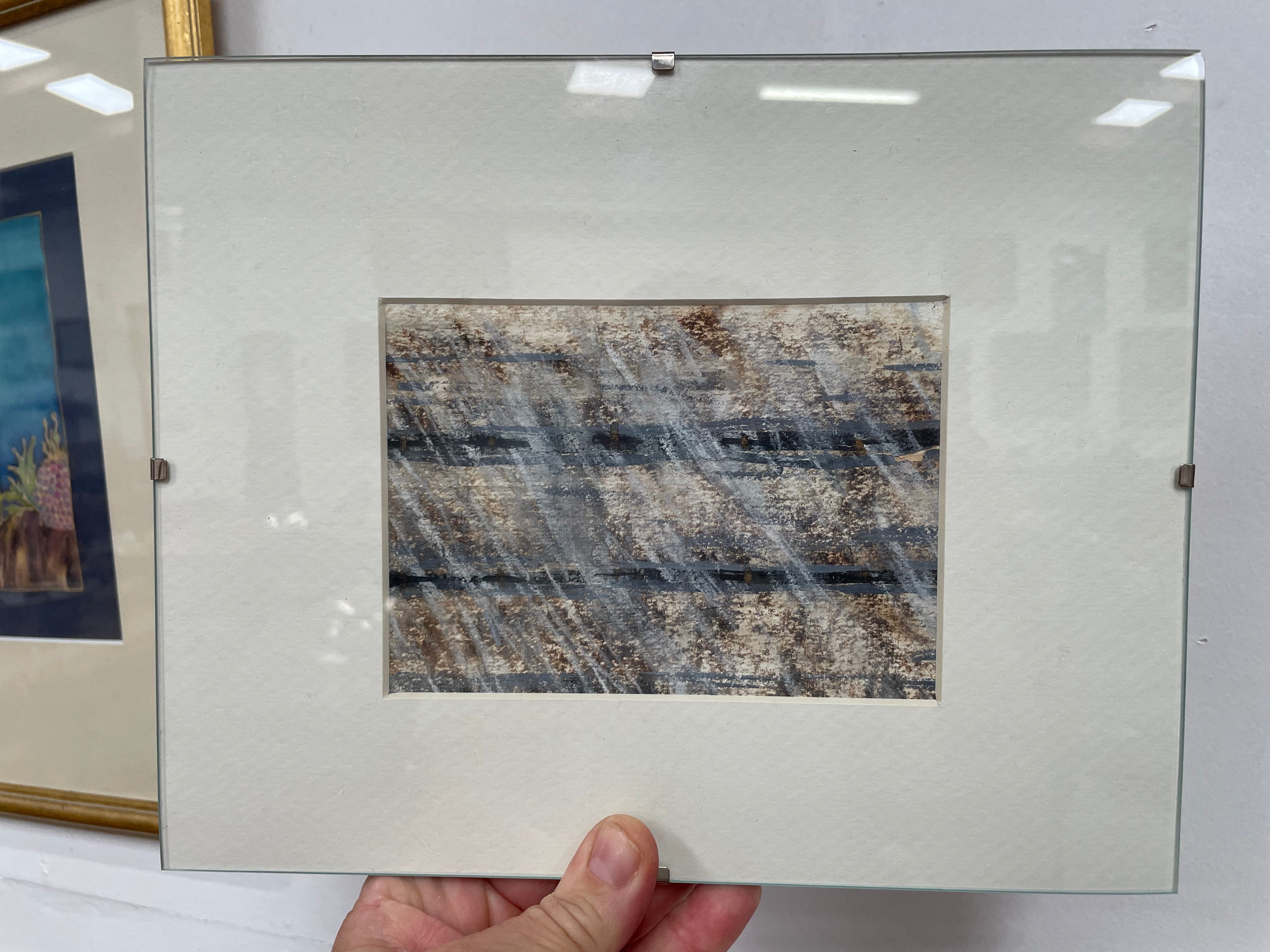 Set 3 Mid-Century Modern Style Japanese Paintings. Signed & Dated 87 | Antique & Vintage | Moonee Ponds Antiques | Australia Wide Delivery