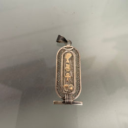 Vintage Silver & Gold Egyptian Pendant