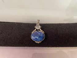 Vintage Sterling Silver 'Lapis Lazuli' Pendant | Antique & Vintage | Moonee Ponds Antiques | Australia Wide Delivery
