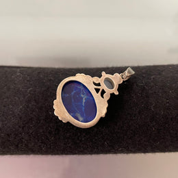 Vintage Sterling Silver 'Lapis Lazuli' Pendant