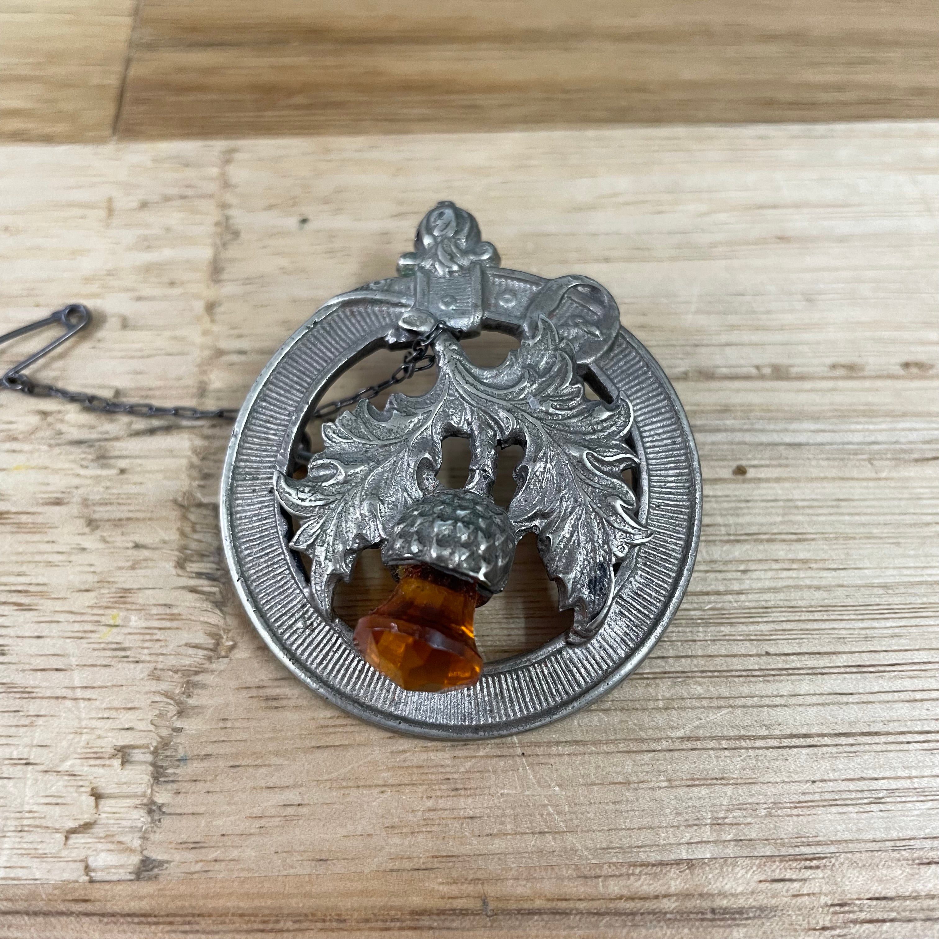 Vintage Scottish Thistle Brooch | Antique & Vintage | Moonee Ponds Antiques | Australia Wide Delivery