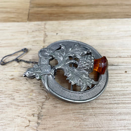 Vintage Scottish Thistle Brooch
