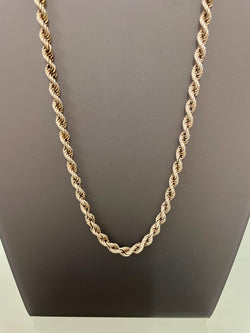 Vintage Sterling Silver Rope Necklace | Antique & Vintage | Moonee Ponds Antiques | Australia Wide Delivery