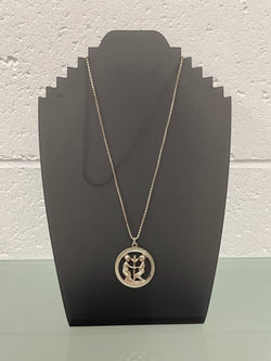 Vintage Sterling Silver Chain & Pendant | Antique & Vintage | Moonee Ponds Antiques | Australia Wide Delivery