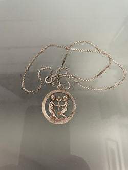 Vintage Sterling Silver Chain & Pendant | Antique & Vintage | Moonee Ponds Antiques | Australia Wide Delivery