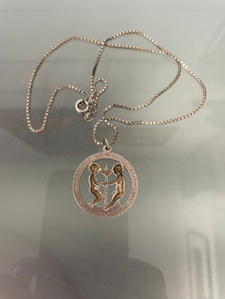 Vintage Sterling Silver Chain & Pendant | Antique & Vintage | Moonee Ponds Antiques | Australia Wide Delivery