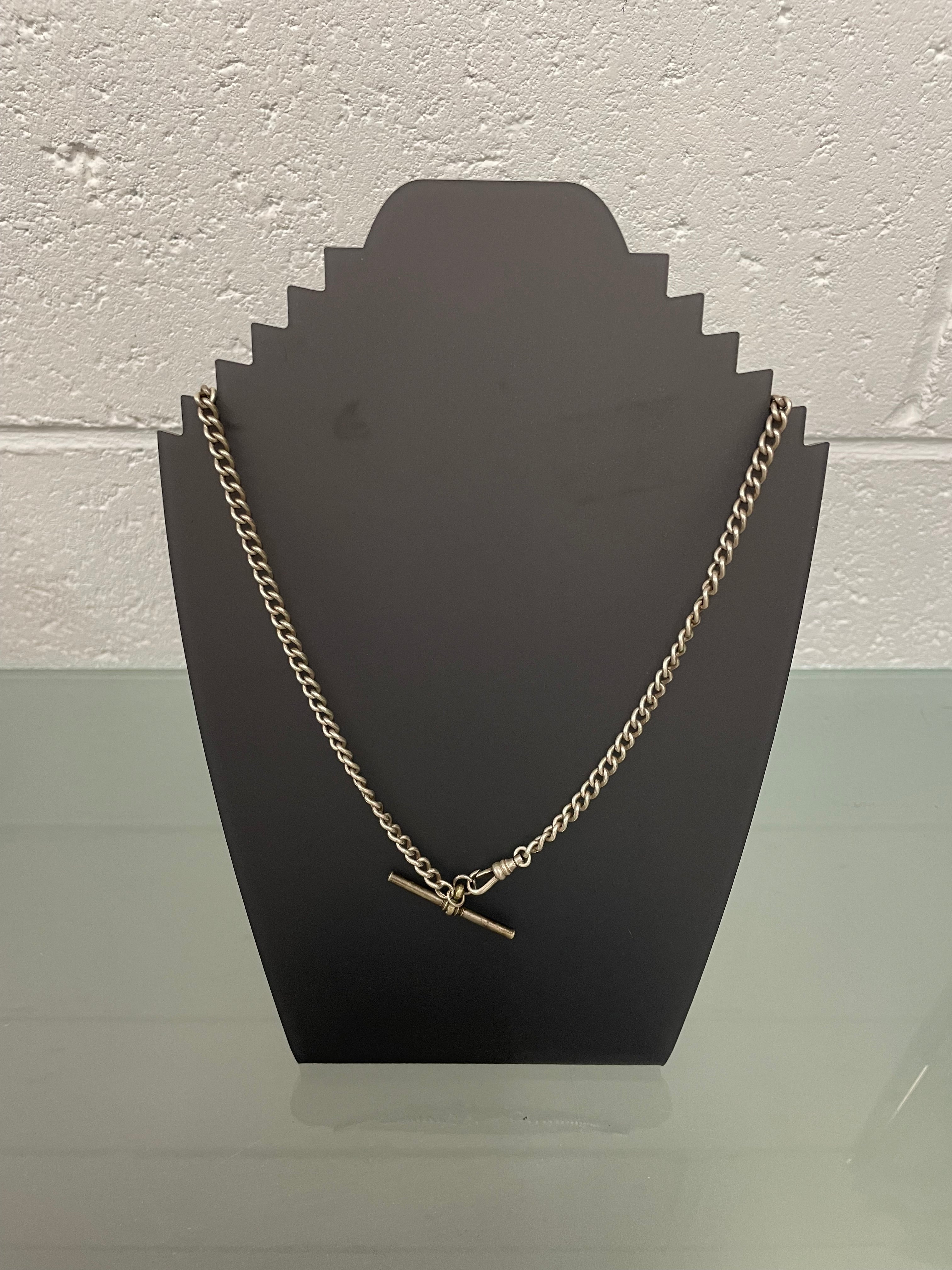 Vintage Hallmarked Silver Curb Link Chain | Antique & Vintage | Moonee Ponds Antiques | Australia Wide Delivery