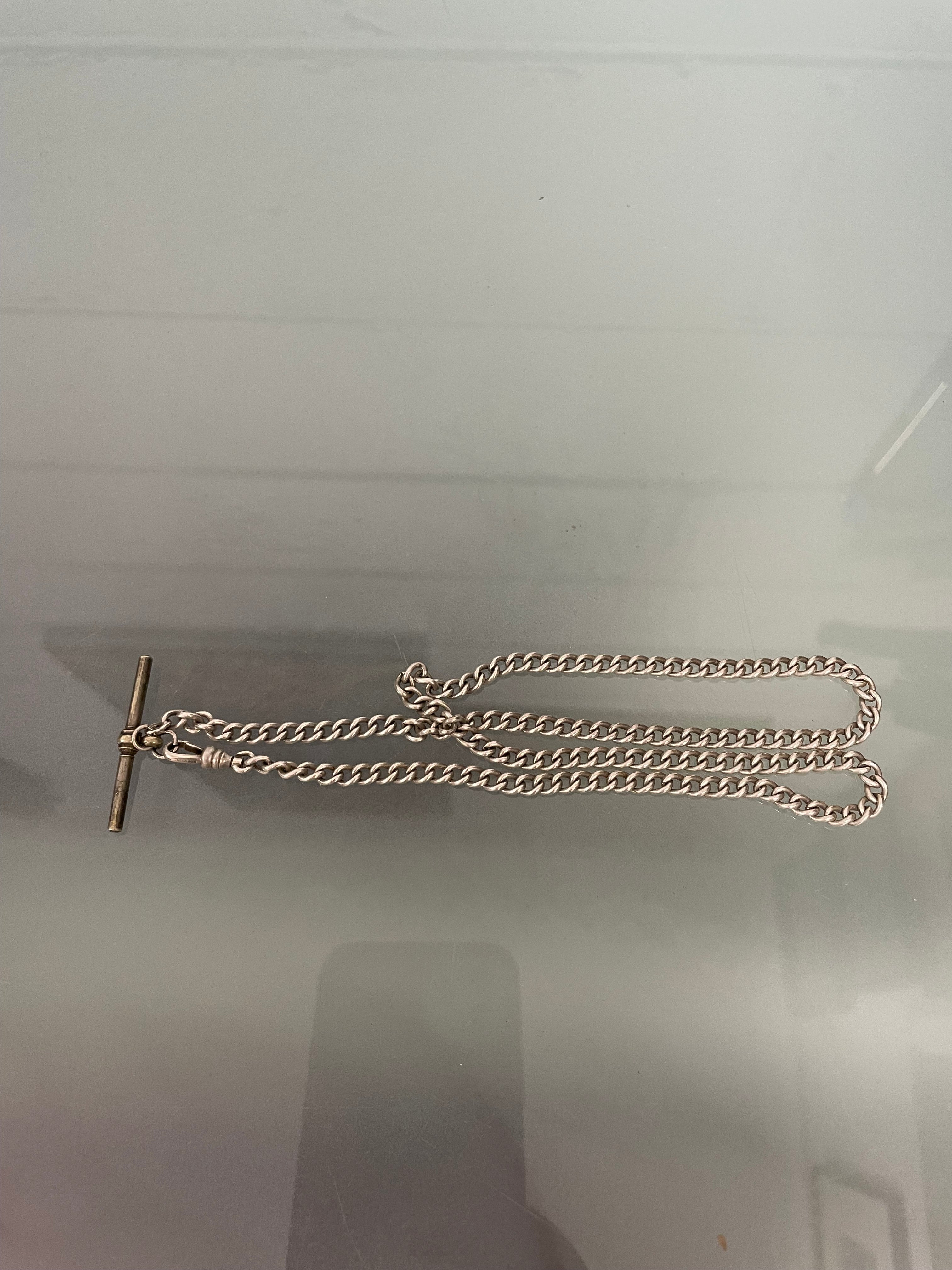 Vintage Hallmarked Silver Curb Link Chain | Antique & Vintage | Moonee Ponds Antiques | Australia Wide Delivery