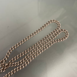 Vintage Hallmarked Silver Curb Link Chain