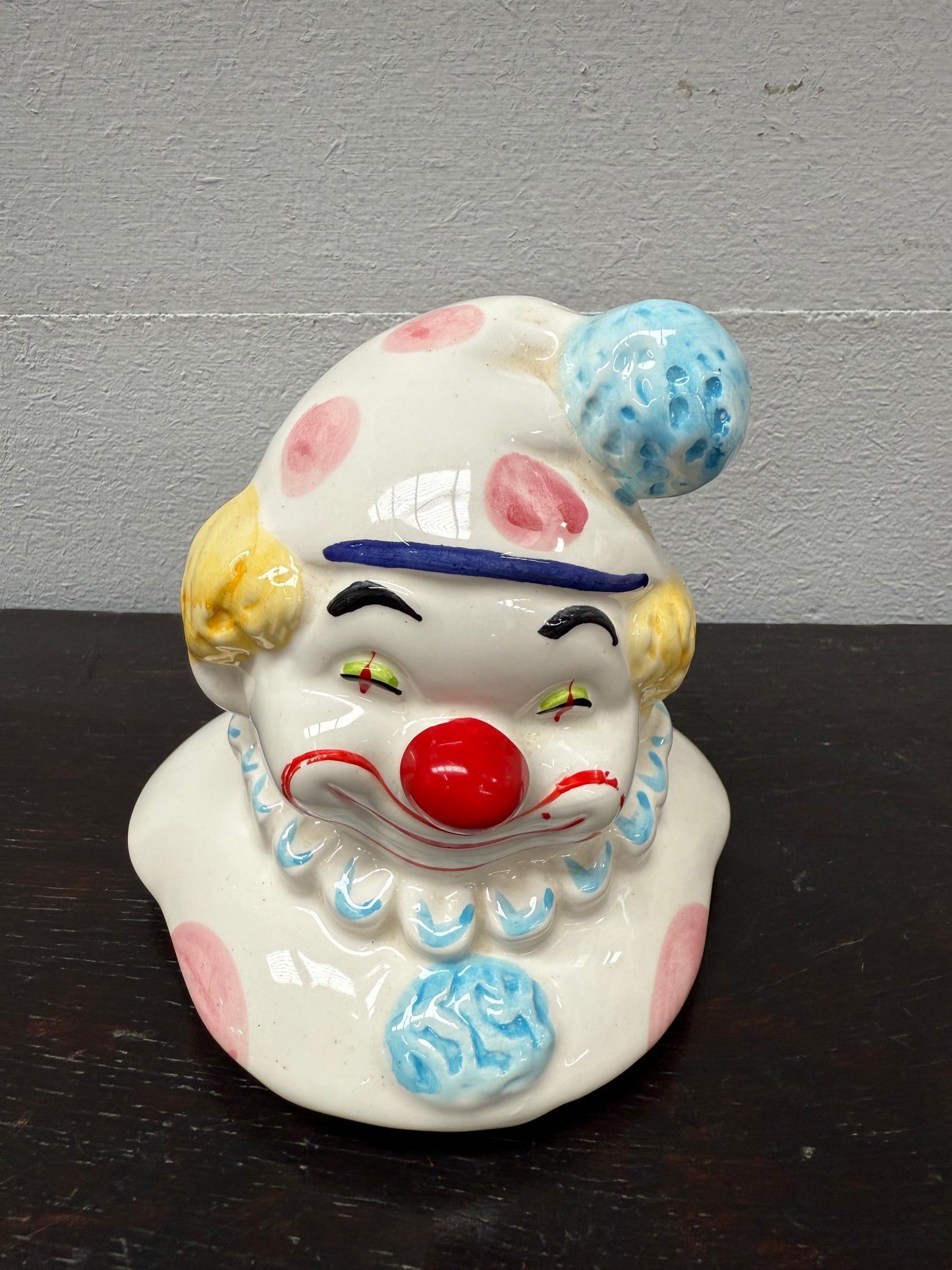 Vintage Circus Clown Cookie Jar