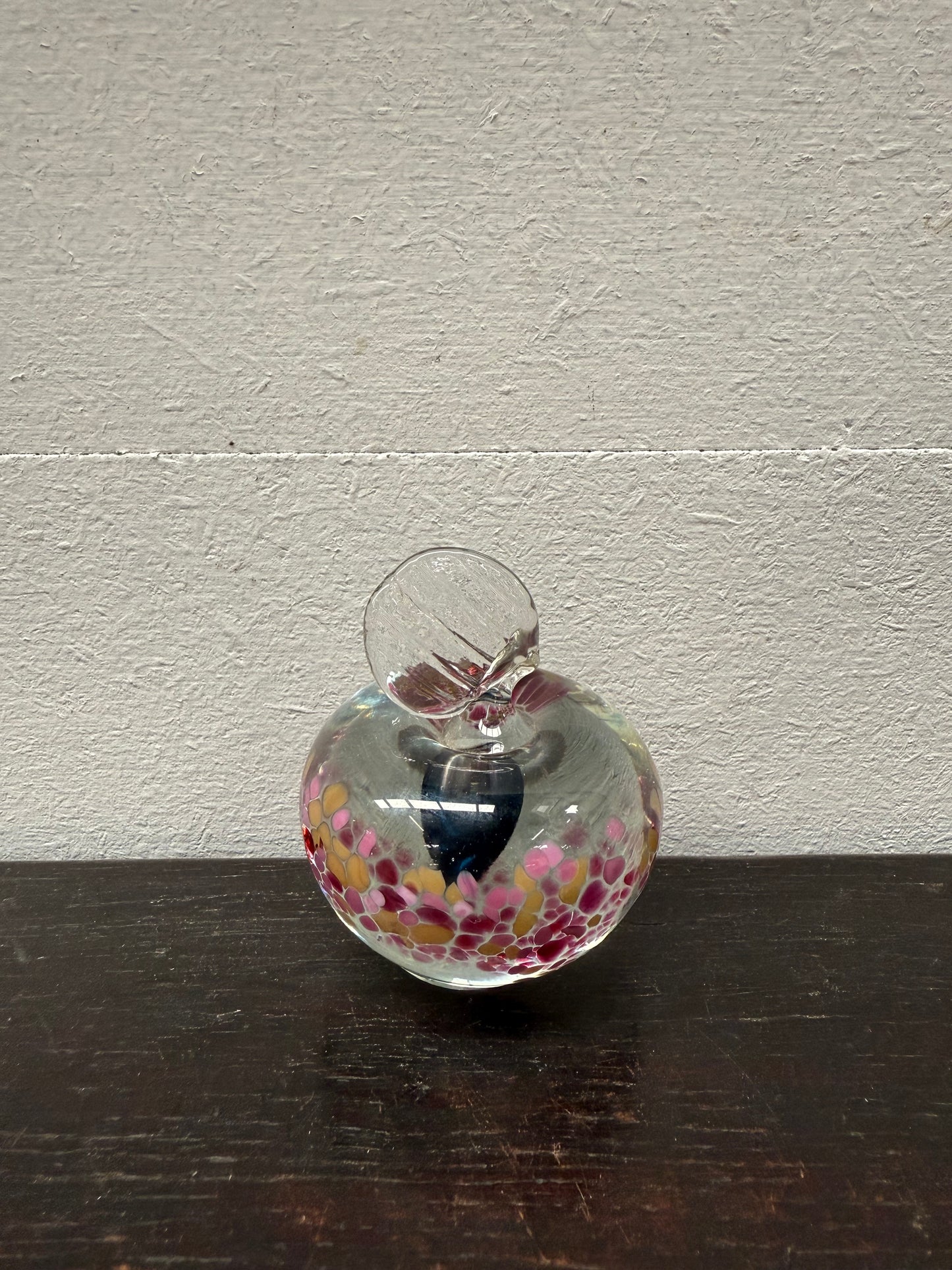Hand Made & Signed Art Glass Apple
