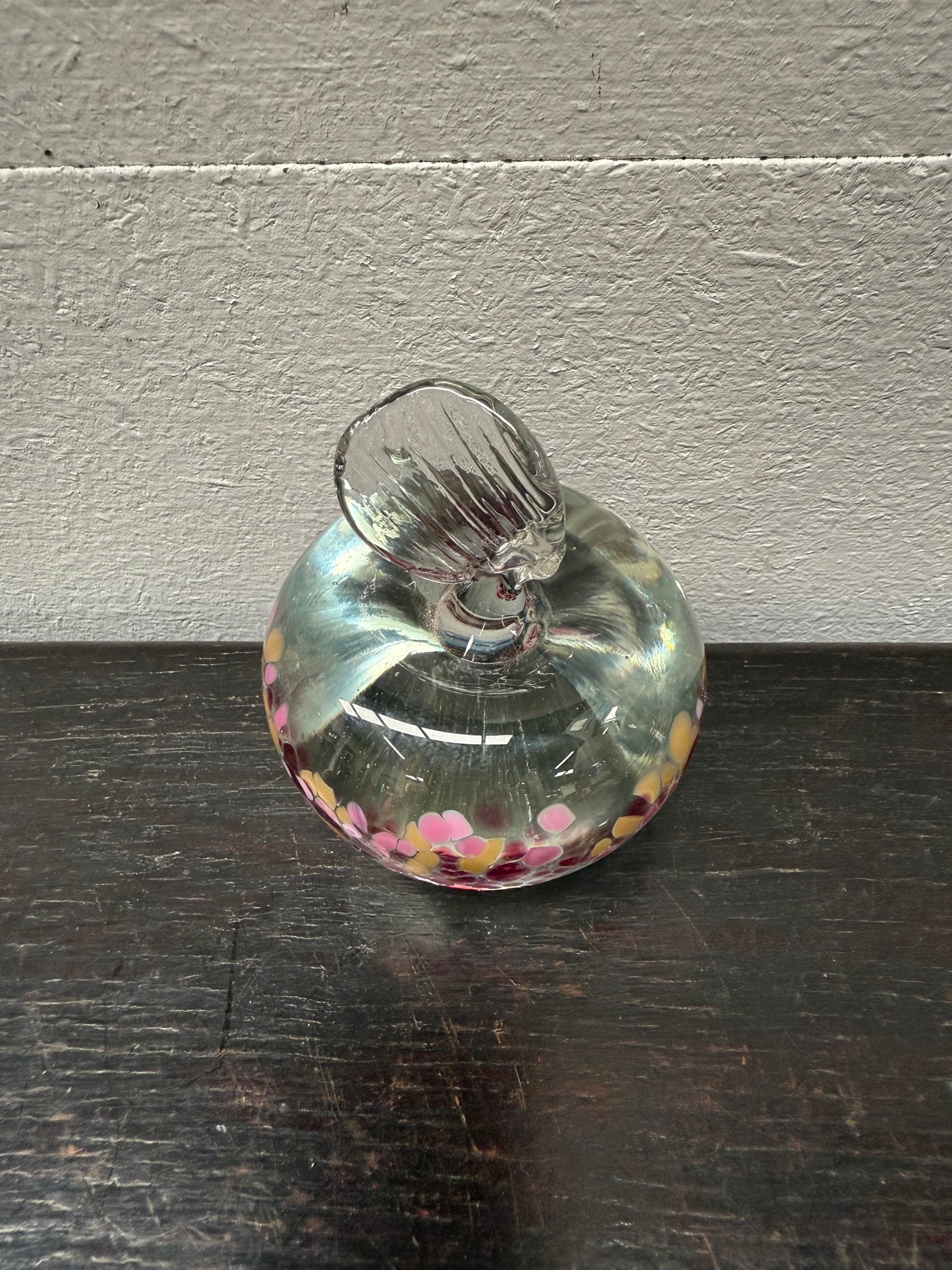 Hand Made & Signed Art Glass Apple