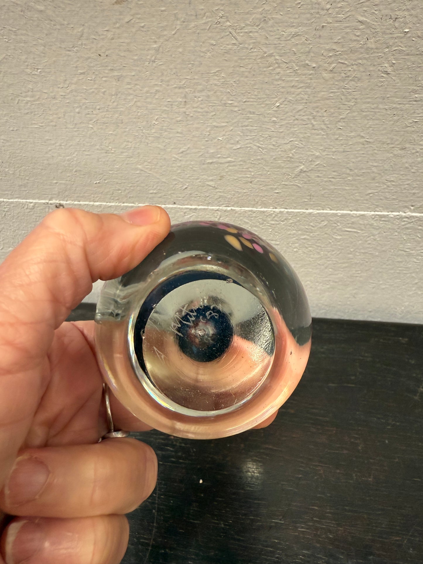 Hand Made & Signed Art Glass Apple
