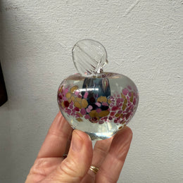 Hand Made & Signed Art Glass Apple