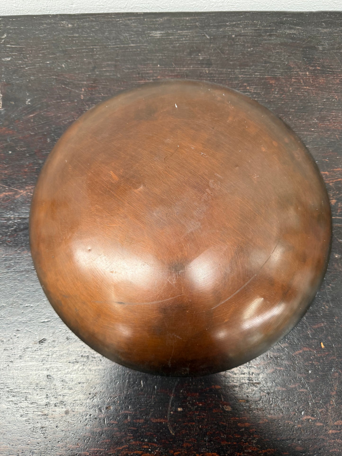 Mid Century Modern Design Copper Bowl / Plaque