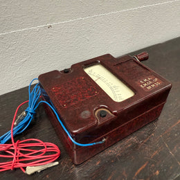 Vintage Bakelite Cased Megger Insulation Tester