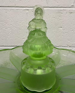 Stunning Deco Green Glass Float Bowl | Antique & Vintage | Moonee Ponds Antiques | Australia Wide Delivery