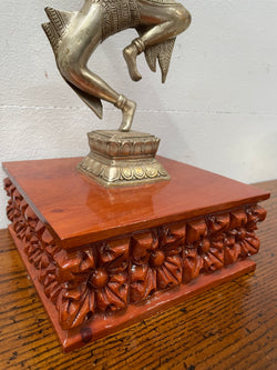 Vintage Silvered Bronze Statue Apsara / Heavenly Nymph / Celestial Dancer | Antique & Vintage | Moonee Ponds Antiques | Australia Wide Delivery