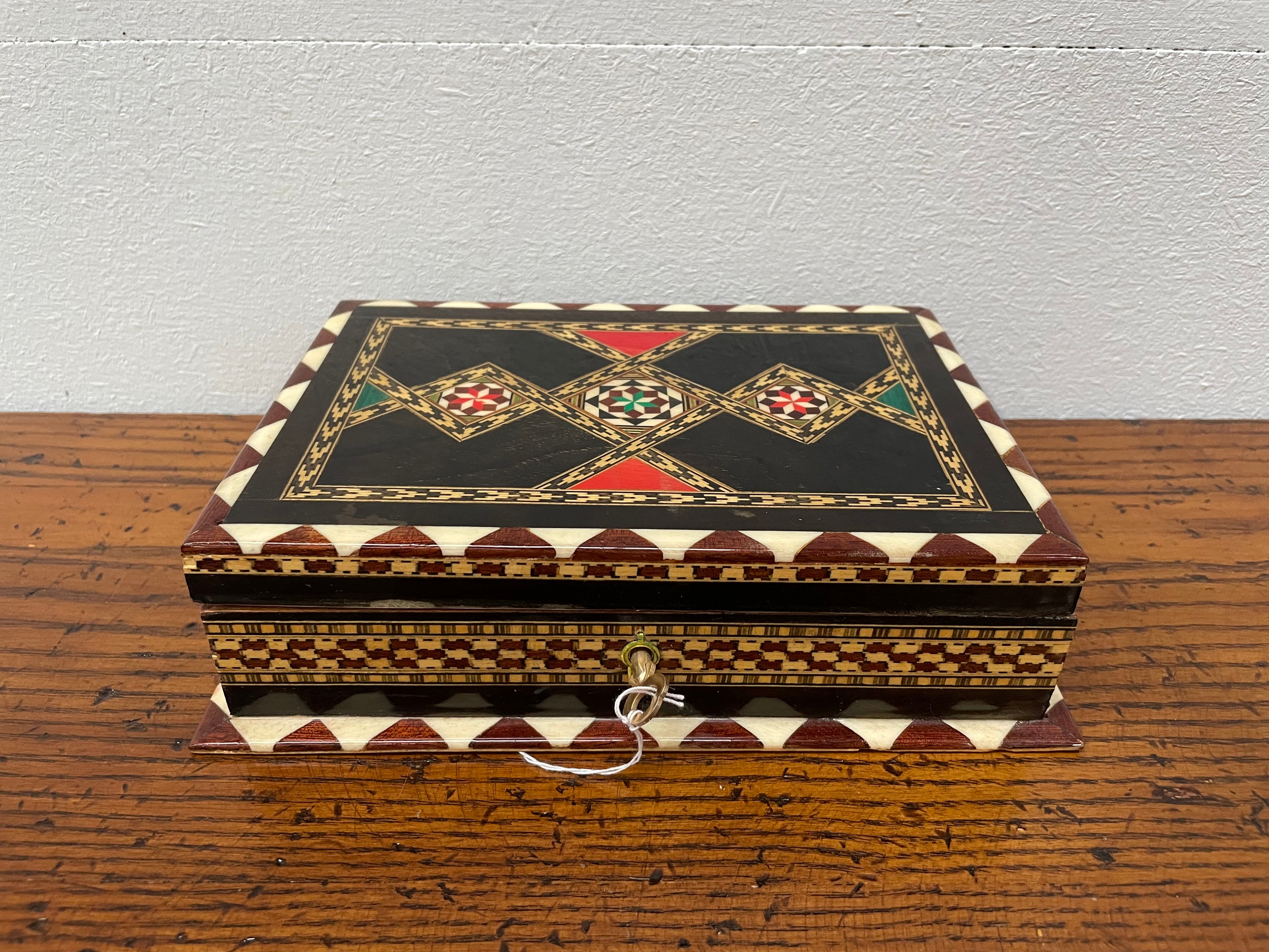 Vintage Inlaid Jewellery Box | Antique & Vintage | Moonee Ponds Antiques | Australia Wide Delivery