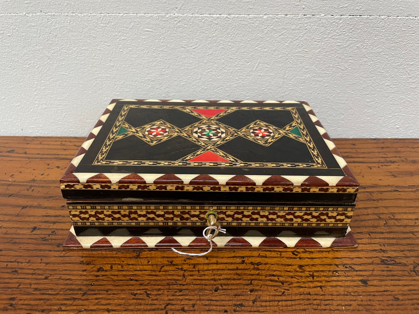 Vintage Inlaid Jewellery Box