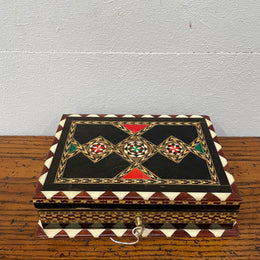 Vintage Inlaid Jewellery Box