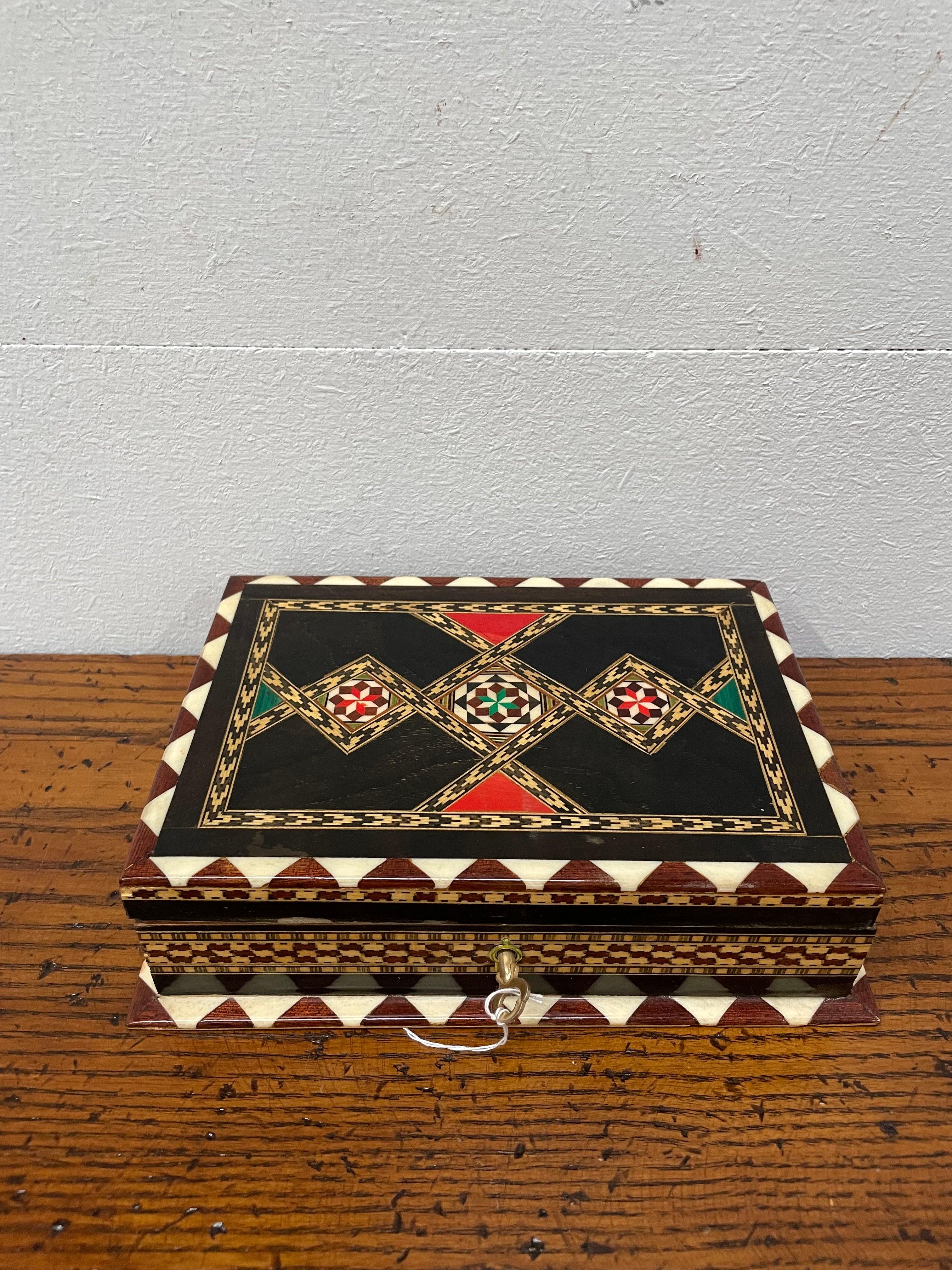 Vintage Inlaid Jewellery Box | Antique & Vintage | Moonee Ponds Antiques | Australia Wide Delivery