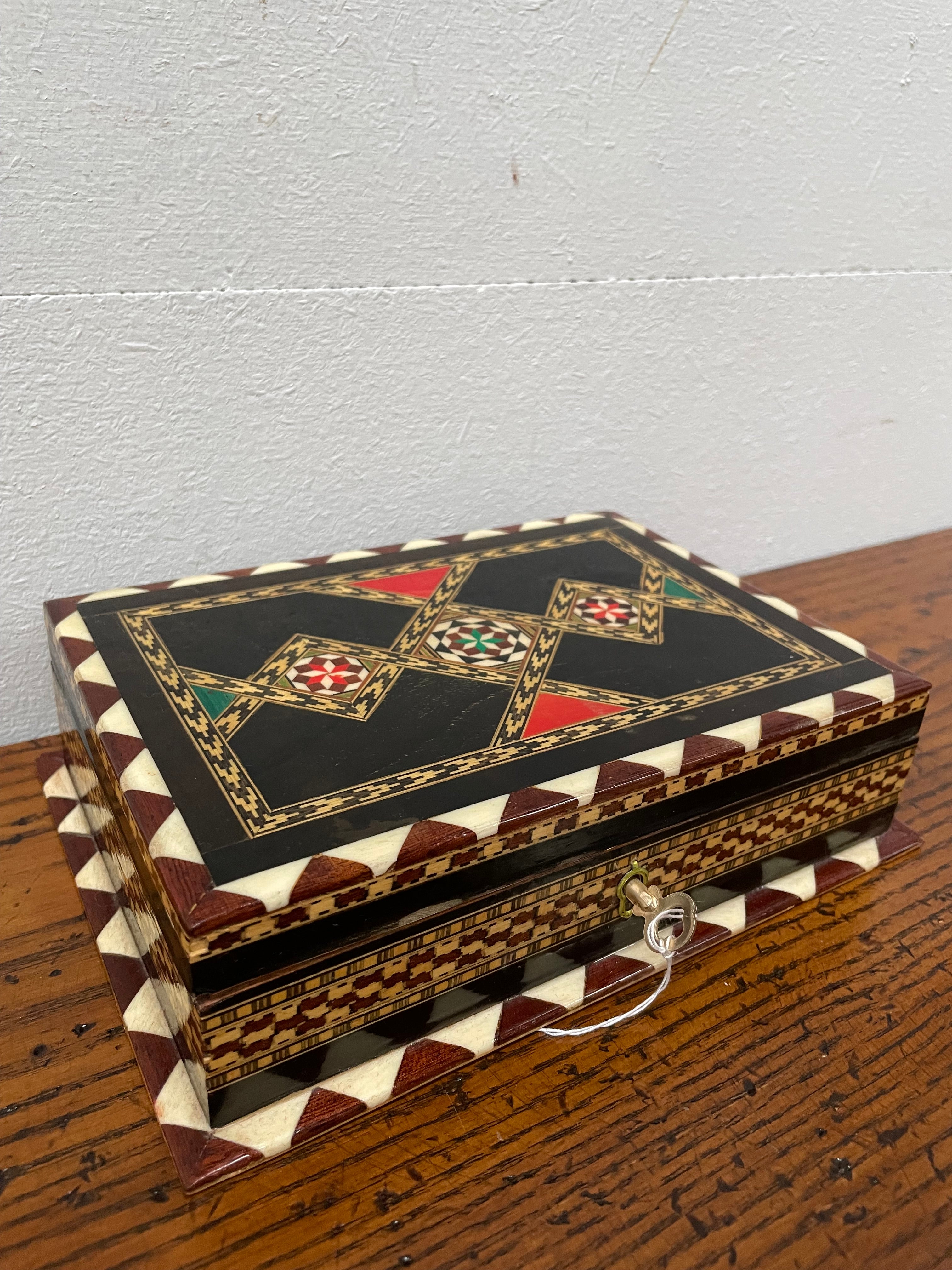 Vintage Inlaid Jewellery Box | Antique & Vintage | Moonee Ponds Antiques | Australia Wide Delivery