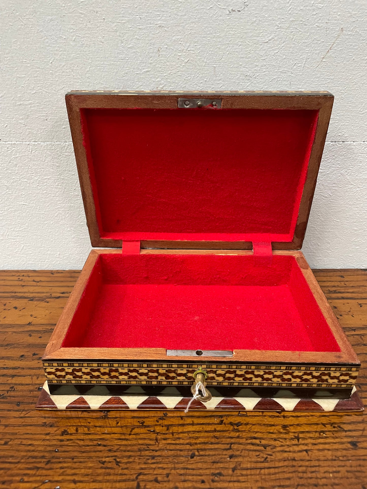 Vintage Inlaid Jewellery Box