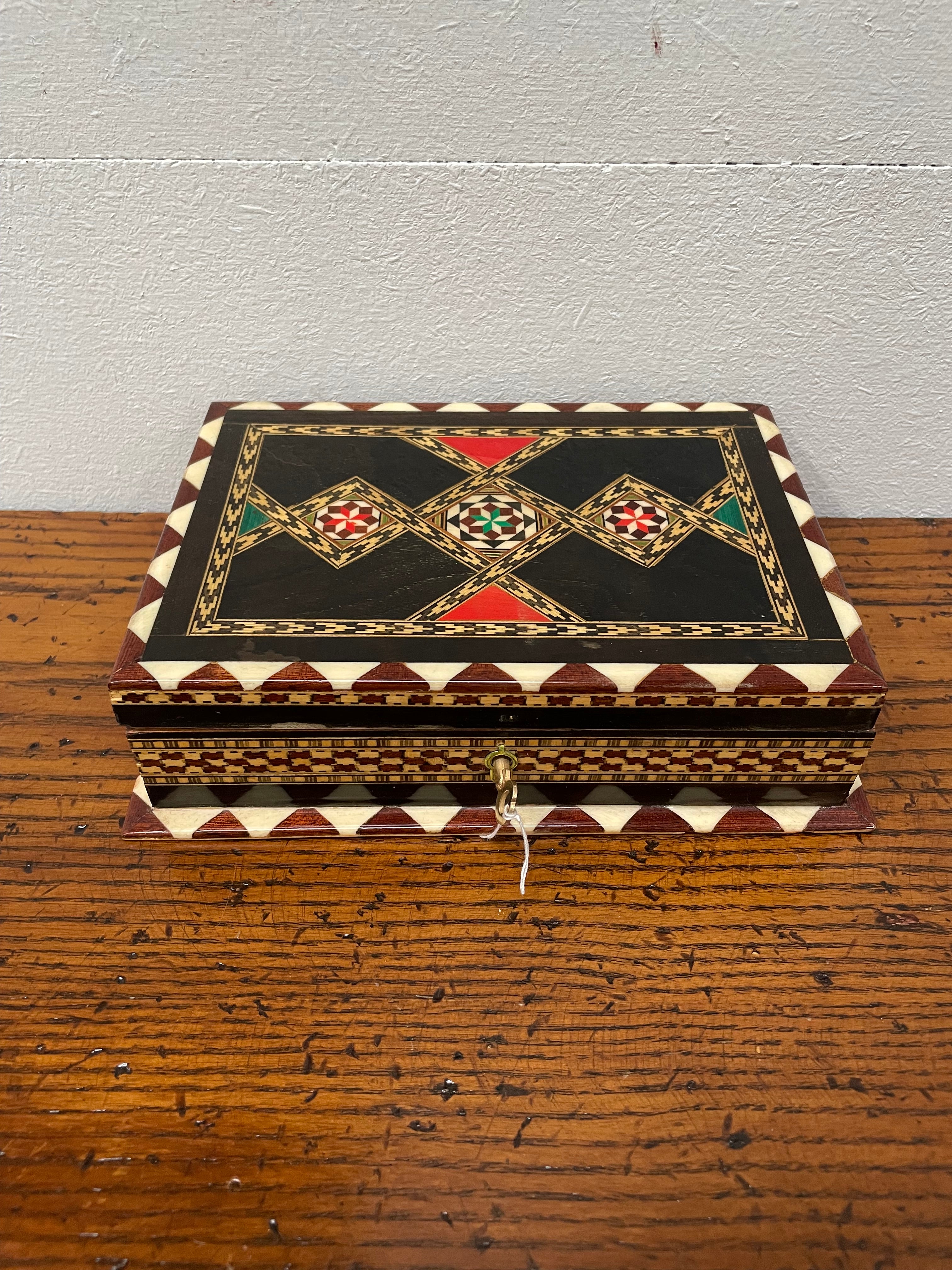 Vintage Inlaid Jewellery Box | Antique & Vintage | Moonee Ponds Antiques | Australia Wide Delivery