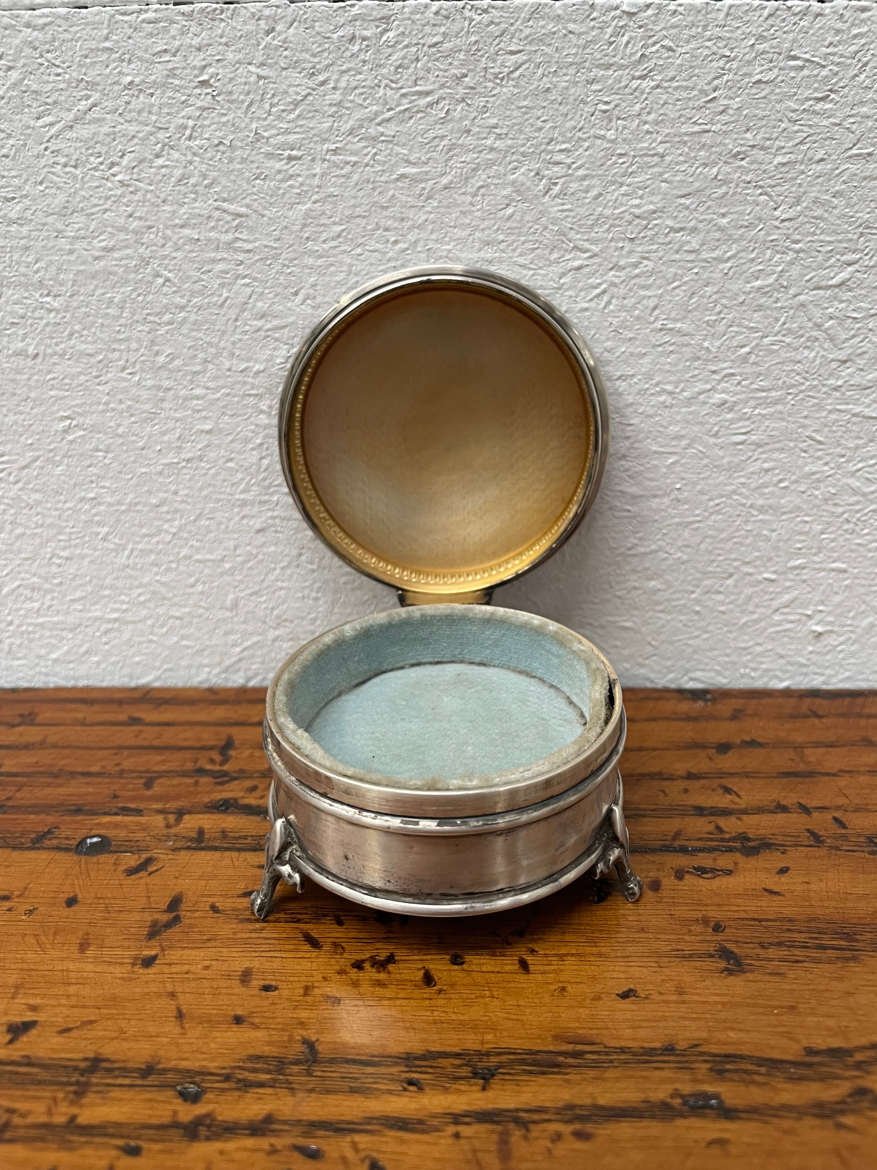 Art Deco Sterling Silver Trinket Box | Antique & Vintage | Moonee Ponds Antiques | Australia Wide Delivery