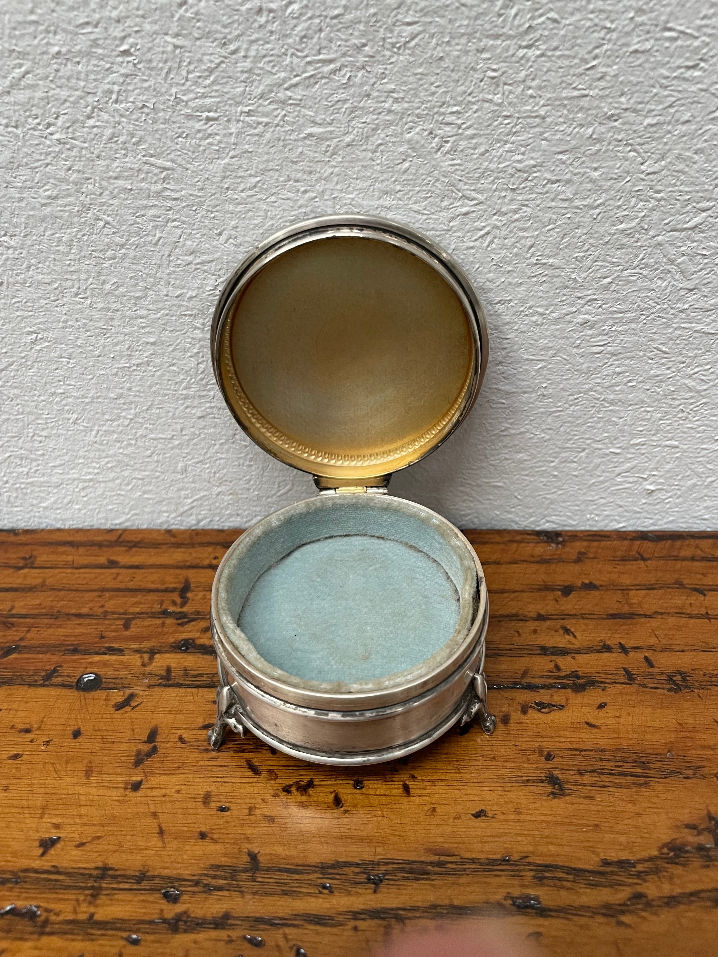 Art Deco Sterling Silver Trinket Box | Antique & Vintage | Moonee Ponds Antiques | Australia Wide Delivery